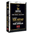 KPSS Tm Adaylar VIP Genel Yetenek Genel Kltr Konu Anlatml Tek Kitap Yarg Yaynlar